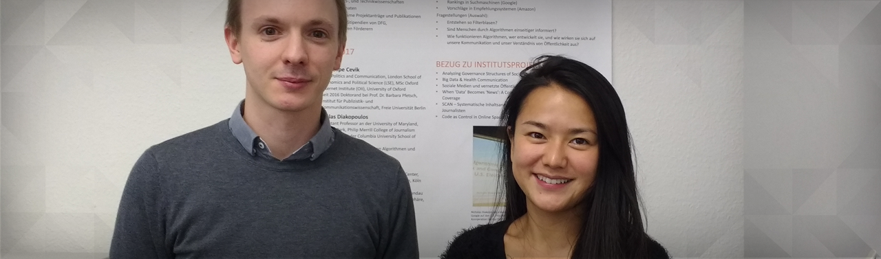 Jing Zeng and Cédric Courtois as New Research Fellows at the Institute