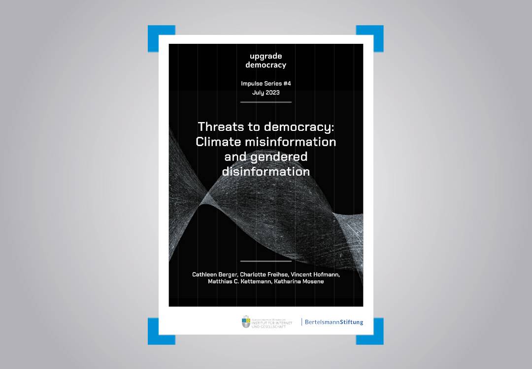 Threats to Democracy: Climate Misinformation and Gendered Disinformation
